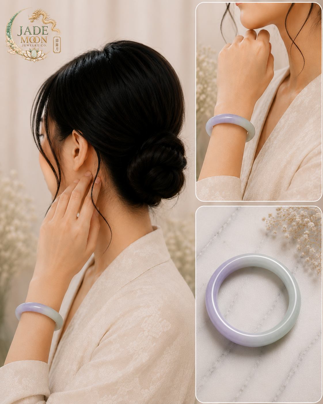 Multi Colored Jade Bangle